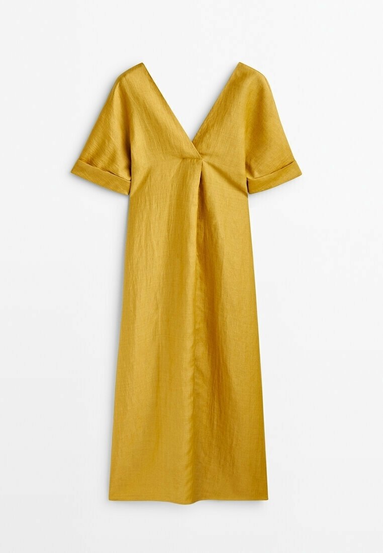 a-line midi dress in limoncello Delora Midi Dress in Limoncello Print – Mint Julep main image 1