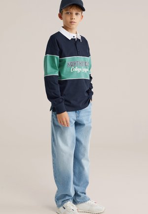 Polokošeľa - navy blue