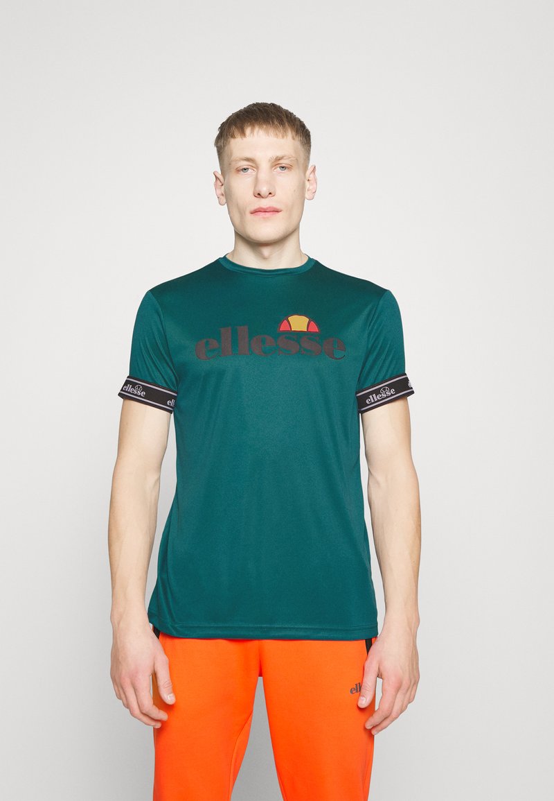 Ellesse - ALENTE TEE - Nyomott mintás póló - dark green, Nagyítás