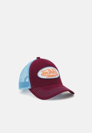 TOM TAILOR MIT LOGO STICKEREI - Cap - red uni/dunkelrot