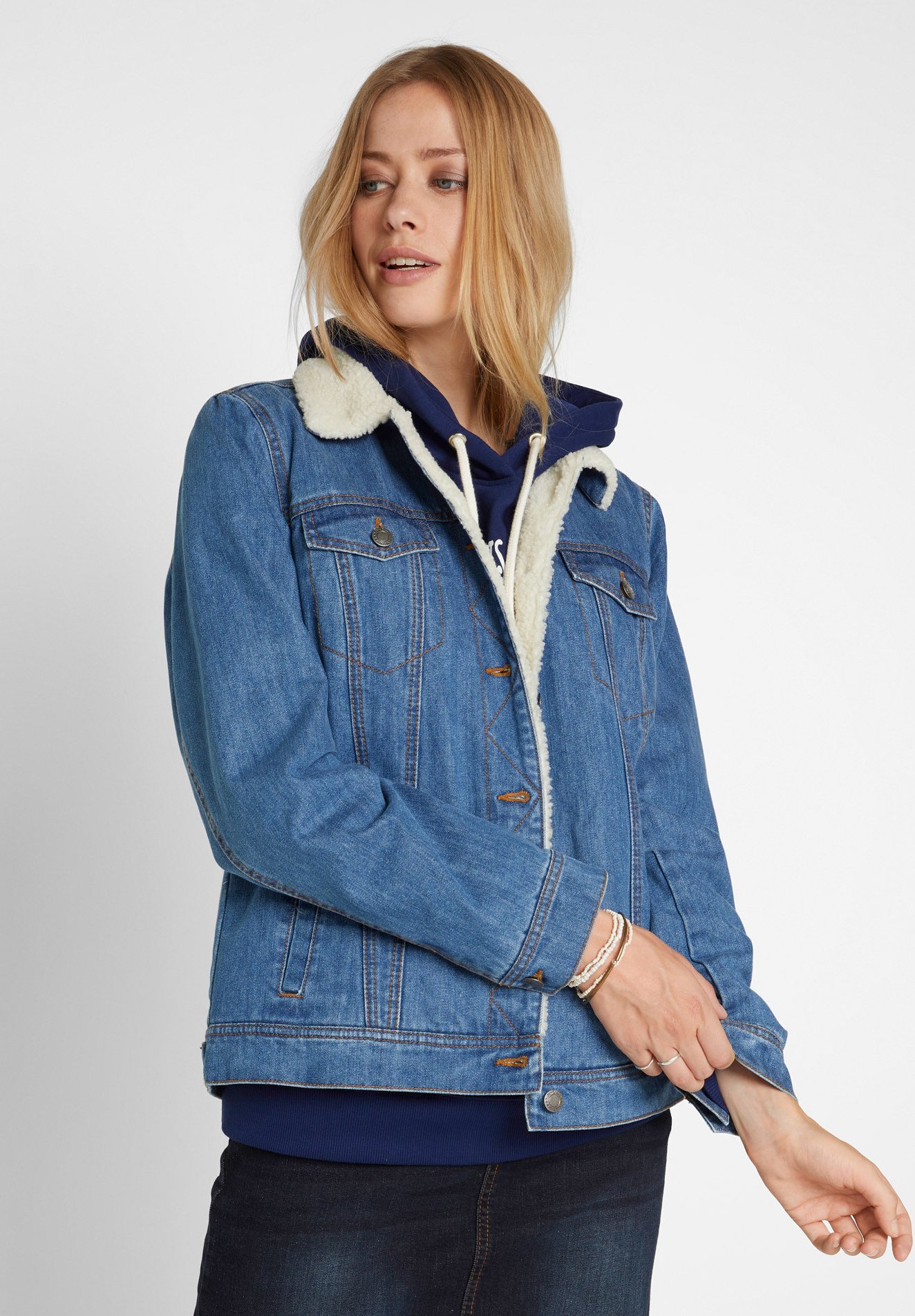 bonprix Giacca di jeans - blau/blu - Zalando