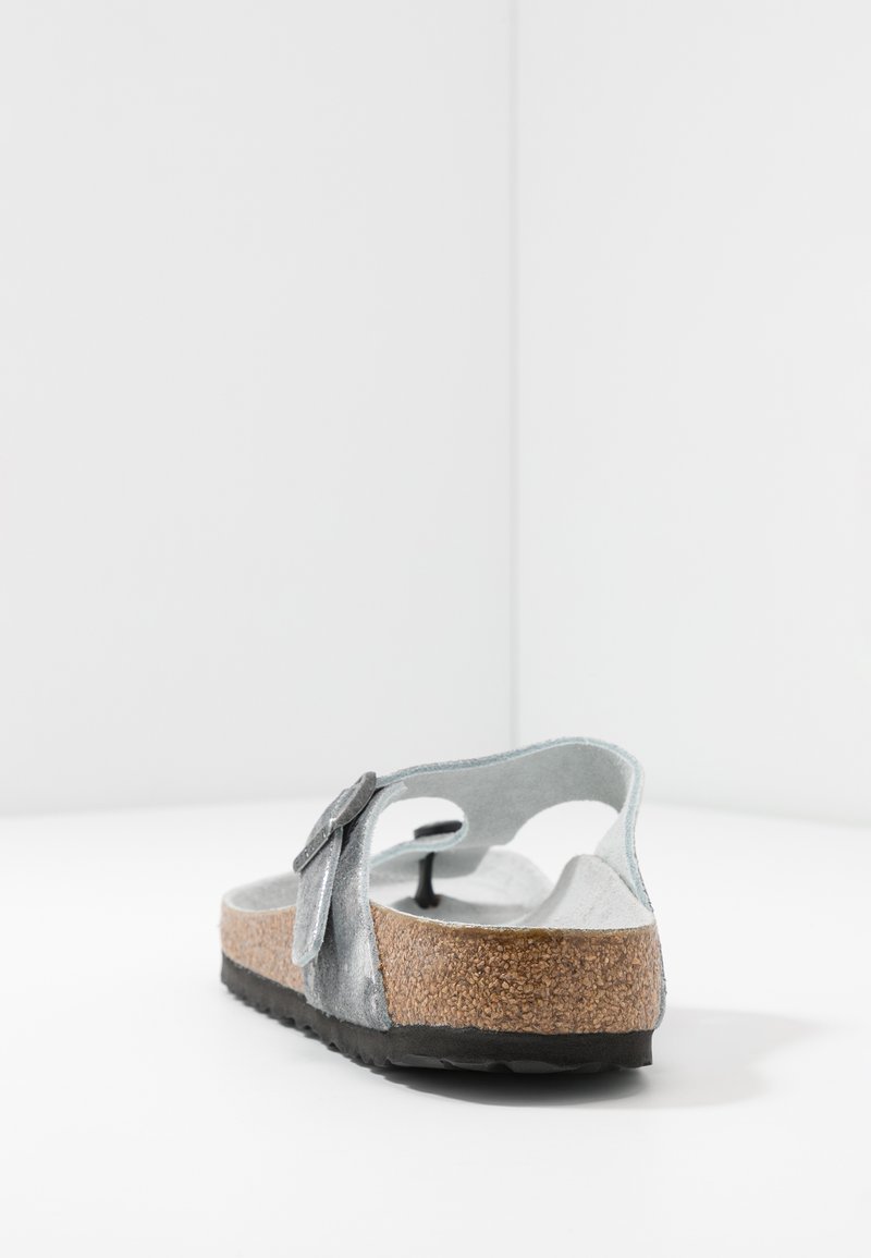 Birkenstock GIZEH - Sandalias de - metallic gray silver/ plateado - Zalando.es