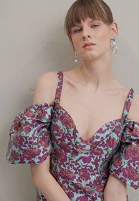 Zac Posen BRA OFF SHOULDER GOWN - Gallakjole - bordeaux