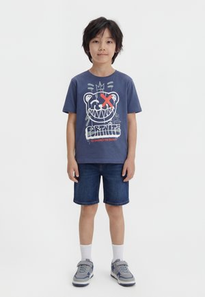 NKMFRANS FORTNITE - Μπλουζάκι με στάμπα - vintage indigo