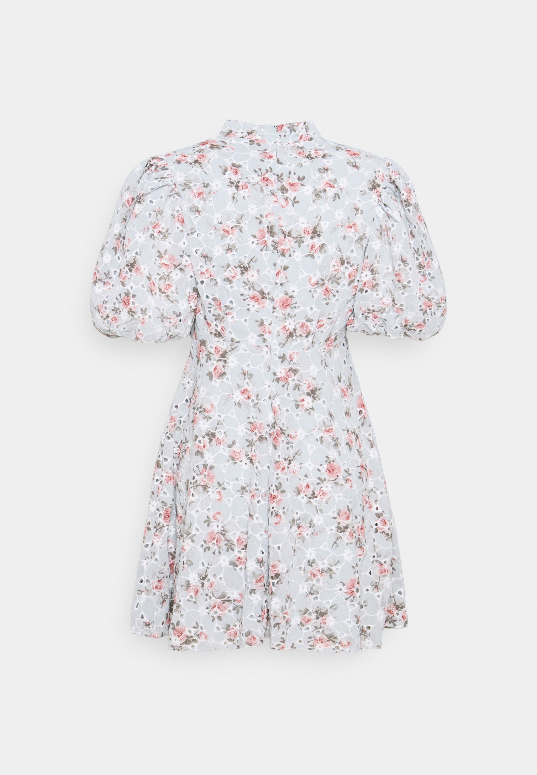 Missguided FLORAL PUFF SLEEVE SKATER 
