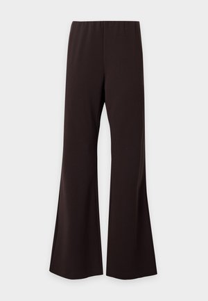 Vero Moda Curve, VMCBROOKLYN FLARED PANT - Панталони - chocolate torte