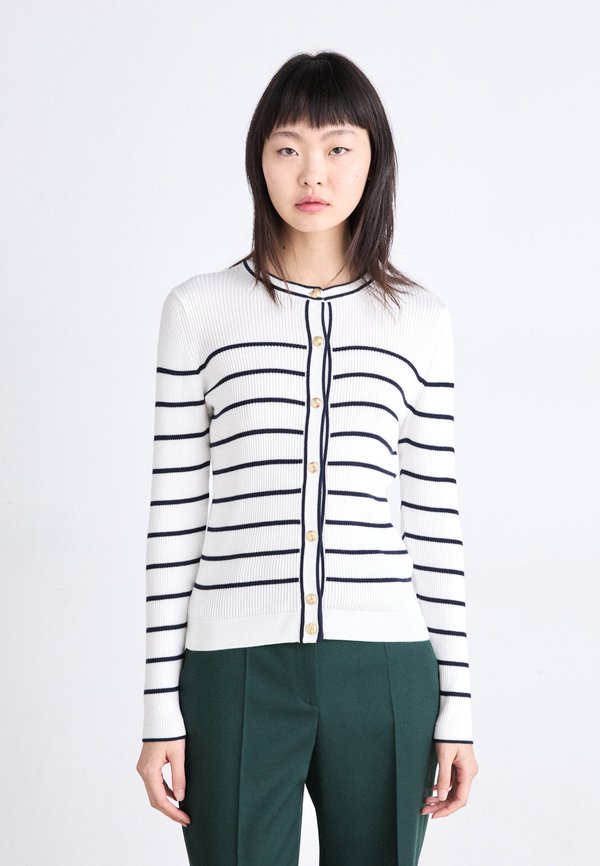 BRETON - Cardigan - cream