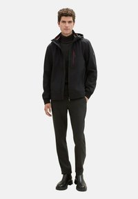 TOM TAILOR MIT KAPUZE - Outdoorjacke - black