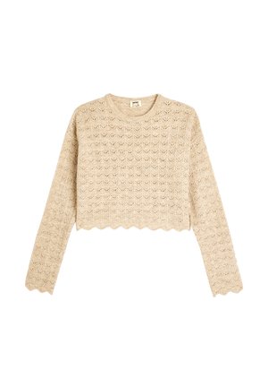 AJOURE - Pullover - beige