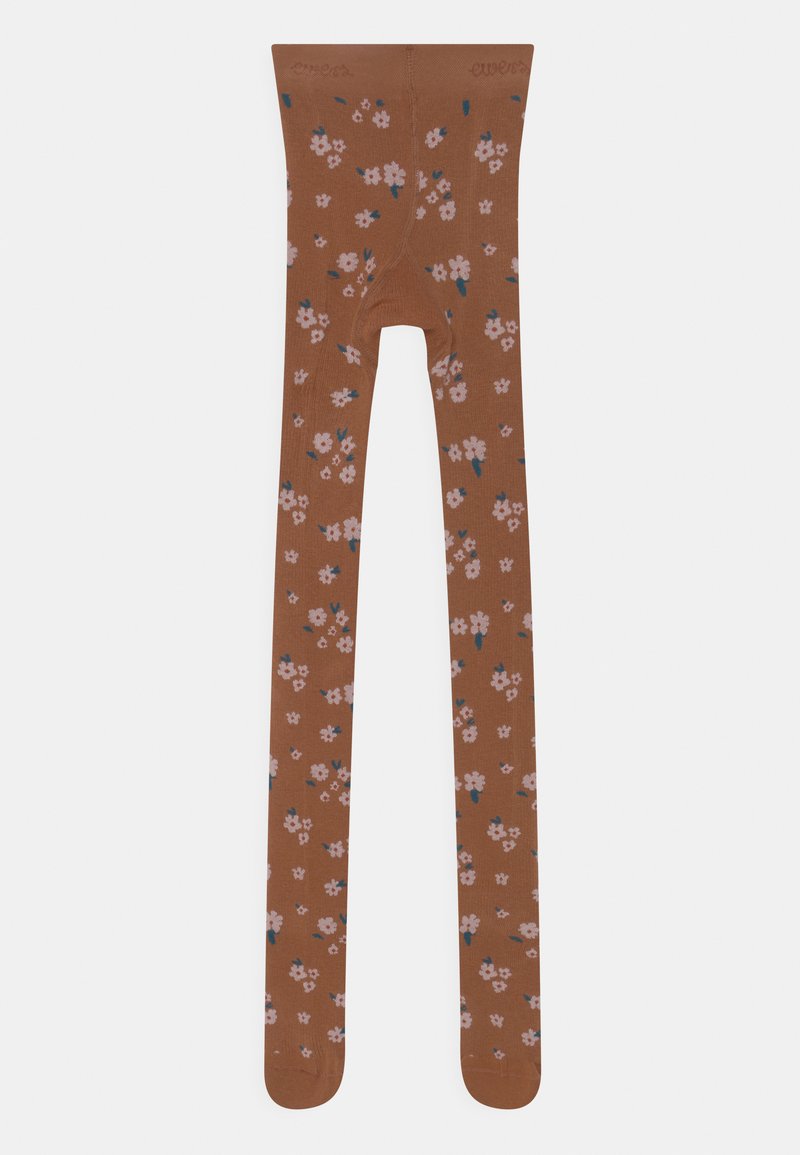 Ewers GIRL SINGLE FLOWERS TIGHTS - Strumpfhose - cognac - Zalando.ch