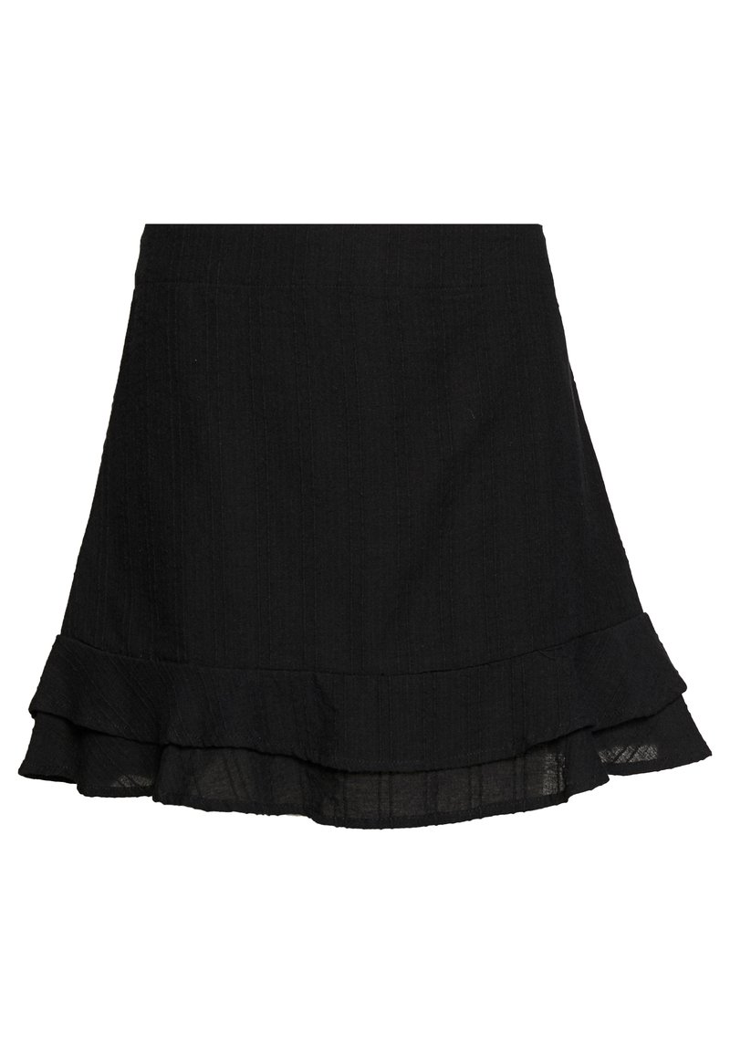 Cotton On SASHA FRILL MINI SKIRT Minirock black/taupe Zalando.de
