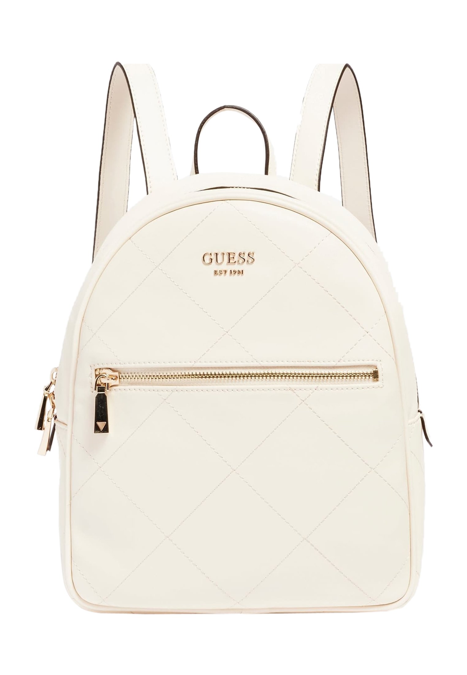 guess mini backpack white