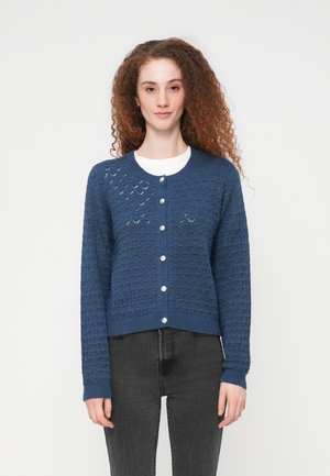 VMJAQUELINE O NECK CARDIGAN - Cardigan - dark blue
