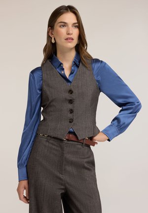 Motivi, GILET TINTO FILO (ITALIAN SIZE) - Chaleco - grigio