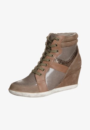 Dune London, Bottines compensées - taupe