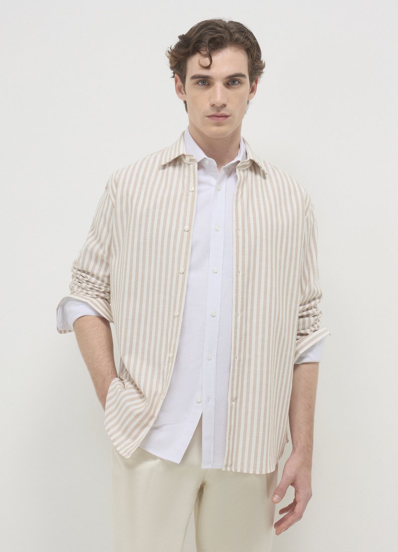 Calliope A RIGHE - Chemise - var beige