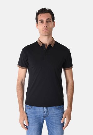 Ciabalù, POLO COLLO A CONTRASTO - Polo - nero