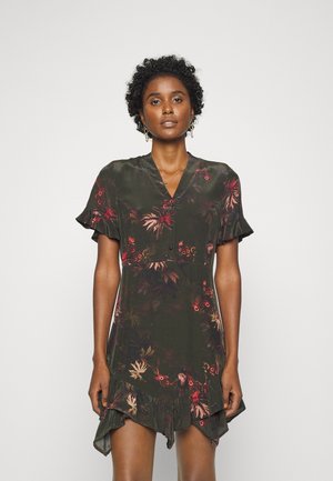 FRANKIE NILA DRESS - Cocktailjurk - dark khaki green