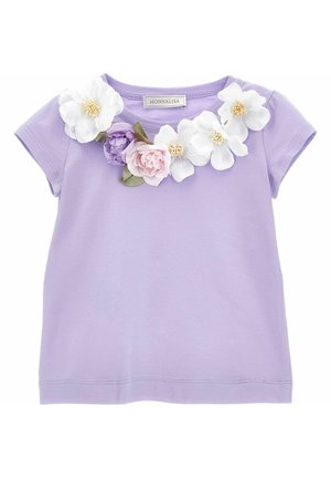 Monnalisa T-shirt con stampa - lilla