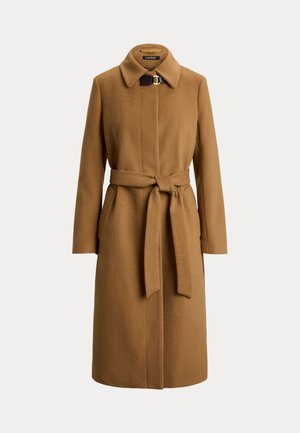 Lauren Ralph Lauren, BUCKLE-TRIM BELTED WOOL-BLEND COAT - Класическо палто - new vicuna