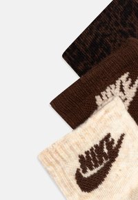 Nike Sportswear INFANT GIRLS GRIP 3 PACK - Kojinės - cacao wow