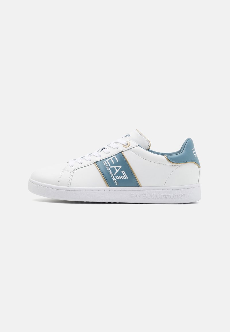 EA7 Emporio Armani CLASSIC UNISEX - Tenisice - white/citadel/gold
