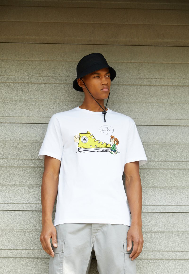 Converse PEANUTS CHUCK TEE Tshirts print white/hvid Zalando.dk