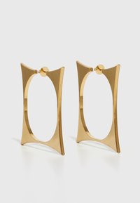 CHUNK EAR HOOPS - Earrings - vintage gold-coloured