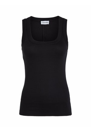 Calvin Klein SLIM  TANK  - Top - ck black