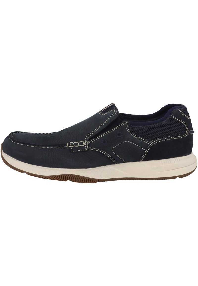 Clarks Zapatillas - navy nubuck
