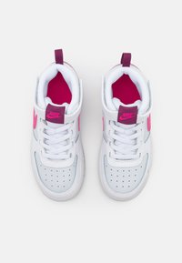 Nike Sportswear COURT BOROUGH 2 UNISEX - Sapatilhas de cano alto - pure platinum/white/sangria pink/prime