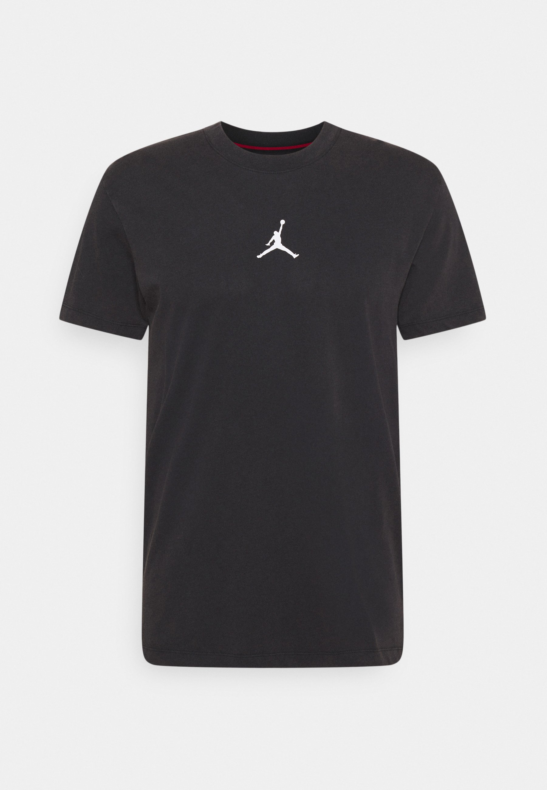 white and black jordan shirt