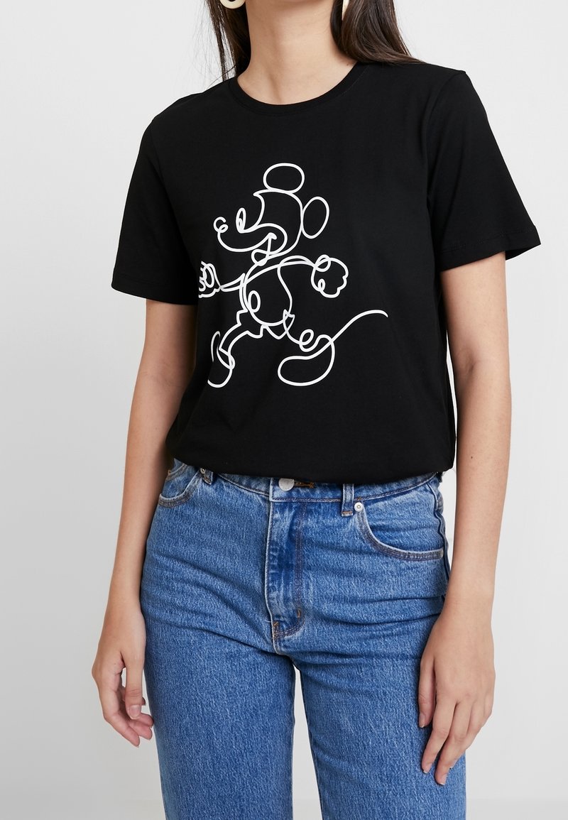 Even&Odd T-shirt imprimé - black