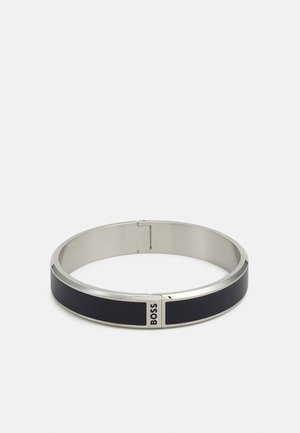 DION - Pulsera - silver-coloured/navy blue