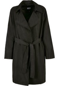 CRINKLE MINIMAL - Trenchcoat - black