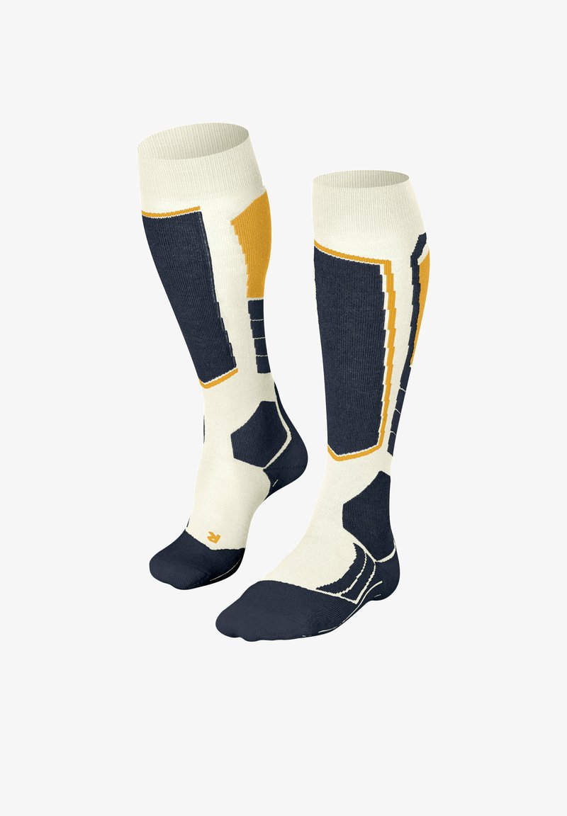 FALKE SK2 Skiing medium cushioning - Calzettoni - off white