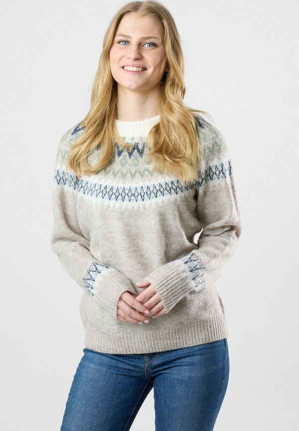 ISLAND - Strickpullover - beige