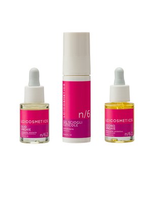 LCI COSMETICS NAIL SET NAILS AND CUTICLE OILS - HEALTHY NAILS - Kit unghie - transparent