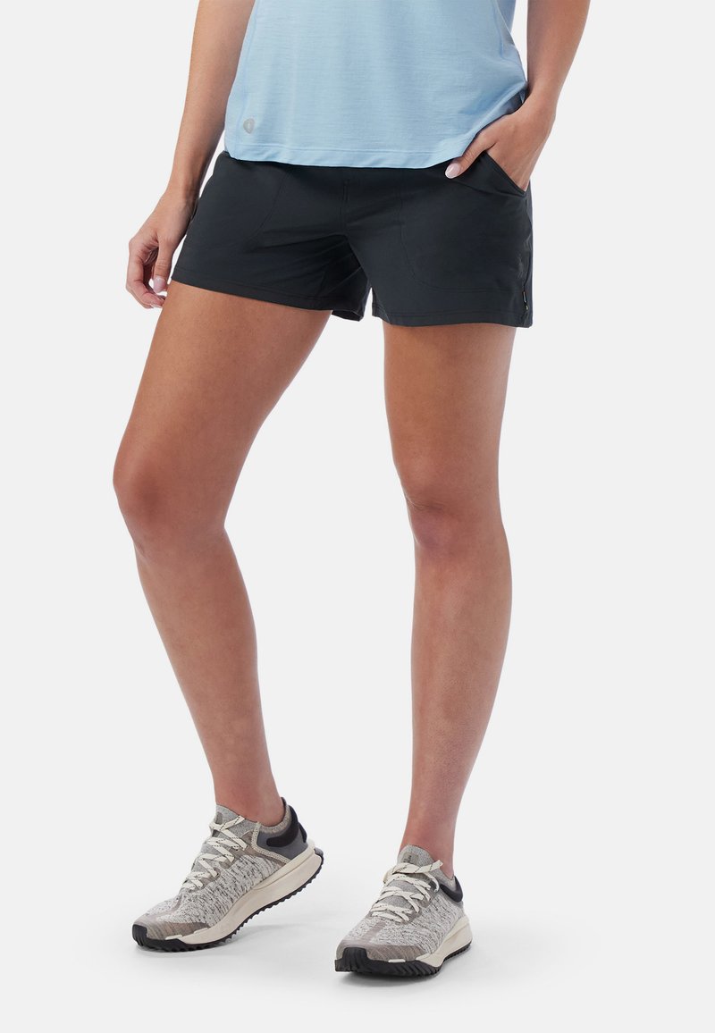 Smartwool 4 HIKE - Pantalones montañeros cortos - black