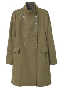Mango Abrigo clásico - khaki