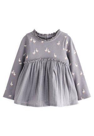 LONG SLEEVE - Blouse - grey blue