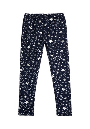 STAR ELASTIC WAISTBAND - Leggings - mottled dark blue