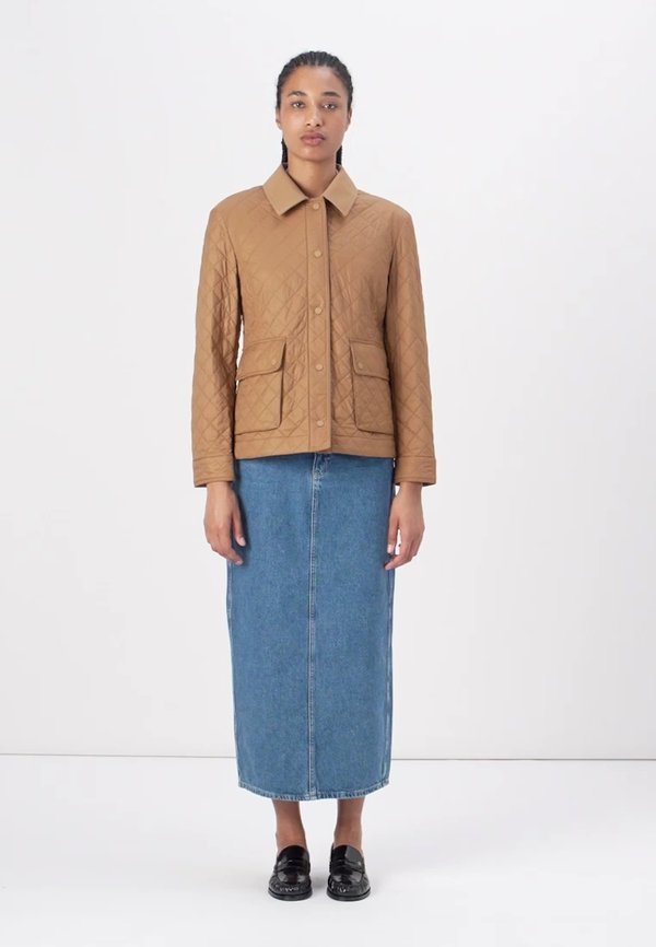 PADDED SLIM QUILTED JACKET - Light jacket - hickory4