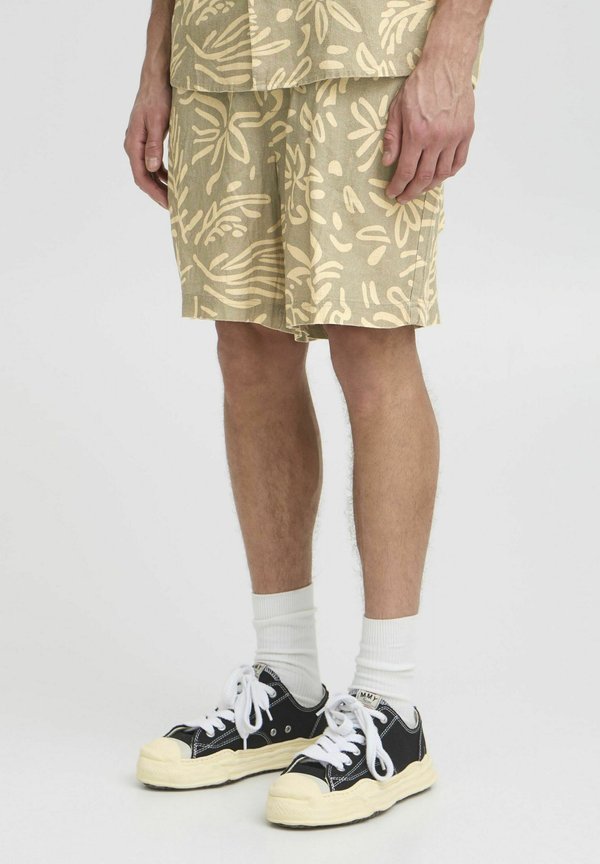 SDLIAM LINEN MIX - Shorts - vetiver