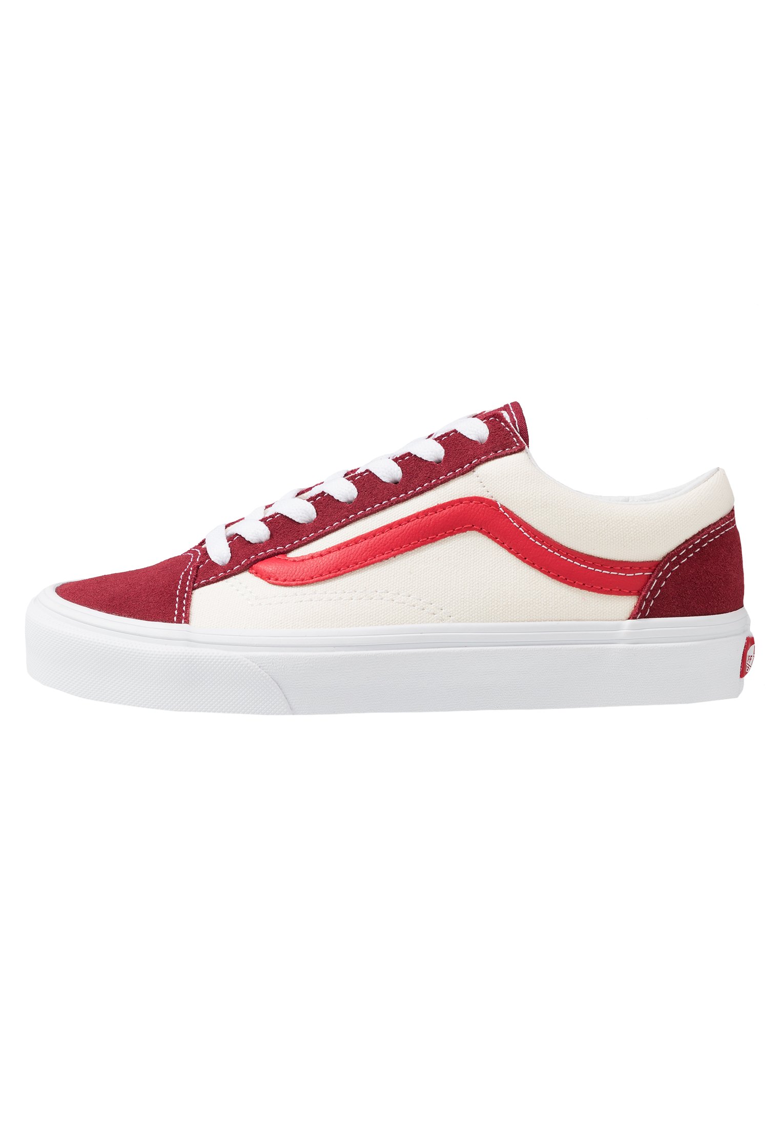 red vans trainers