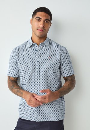 Next REGULAR FIT - PRINTED SHORT SLEEVE  - Camicia - blue