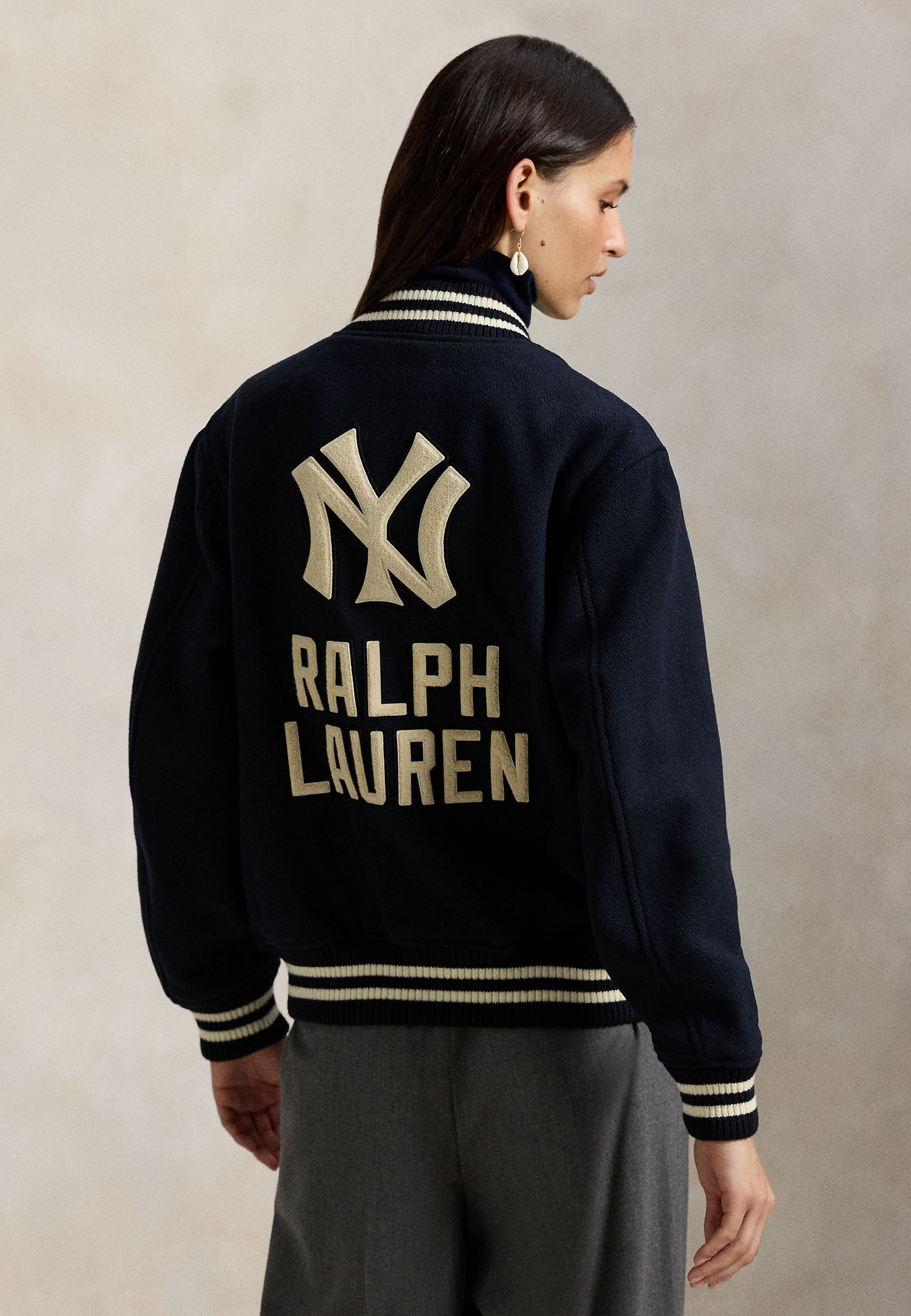 RALPH LAURE×NY スタジャンXS Polo Ralph Lauren POLO RALPH LAUREN YANKEES JACKET UNISEX - Geacă