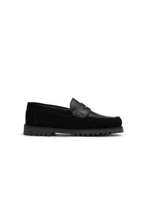 Les Deux, CROCO LOAFER - Обувки без връзки - black