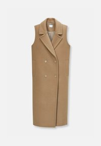 MADELEINE MIT KUSCHELIGEM ÄRMELLOSE IM LOOK - Weste - caramel