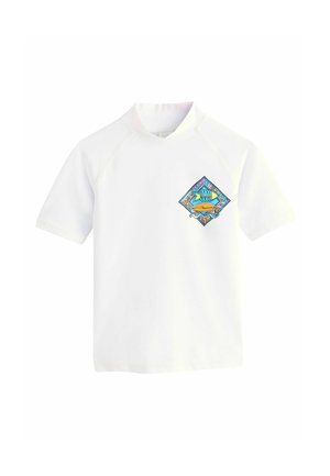 SHORT SLEEVE FIT - Camiseta de lycra/neopreno - white green